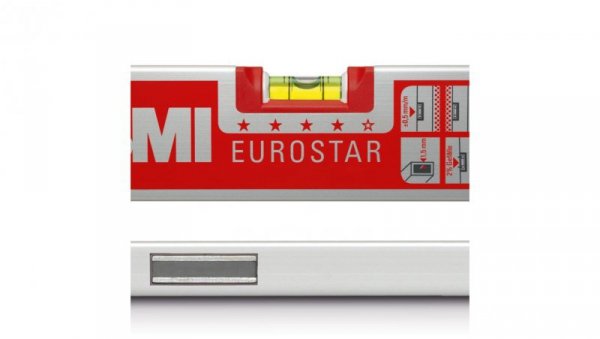 Poziomica aluminiowa magnetyczna BMI EUROSTAR 80 cm