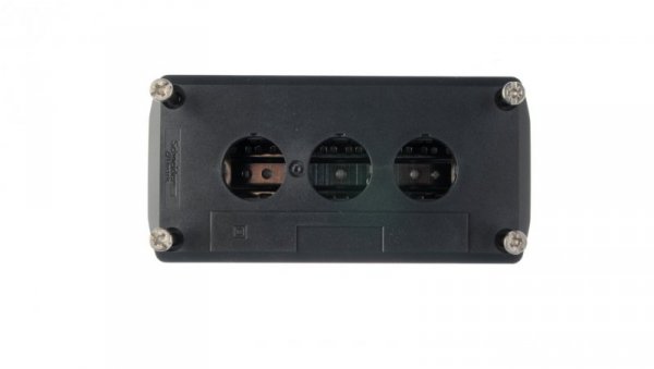 Obudowa kasety 3-otworowa 22mm szara IP65 XALD03