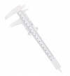 Suwmiarka plastikowa Mini 0-150 mm - biała - narzędzie do pomiaru