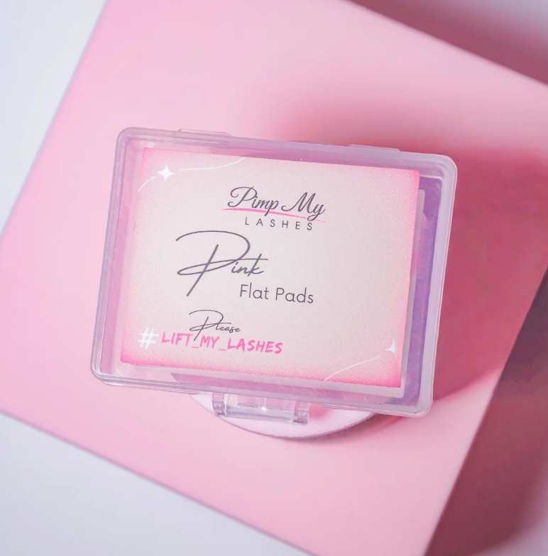 Wałeczki Silikonowe do koreańskiej laminacji Pink Flat Pads Pimp My Lashes