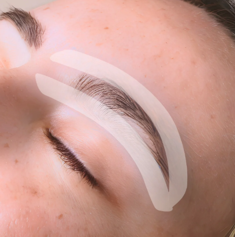 Szablony żelowe do brwi do farbowania aerografem Airbrush Brows Pimp My Brows
