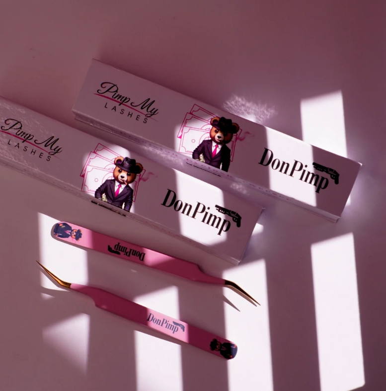Pęseta do przedłużania rzęs DonPimp Pimp My Lashes
