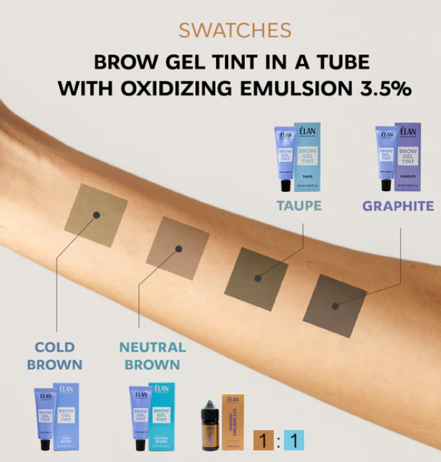 (20ml) Brow Gel Tint Cold Blond farba do brwi ELAN