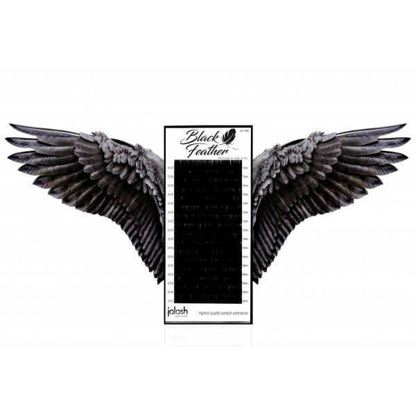 JOLASH Rzęsy Black Feather Mix 0.07 skręt M