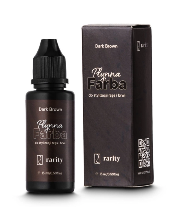 Płynna Farba do stylizacji rzęs i brwi 15ml RARITY