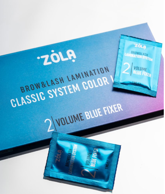 ZOLA Color Lab 02 Volume Blue zestaw saszetek 3 x 1ml
