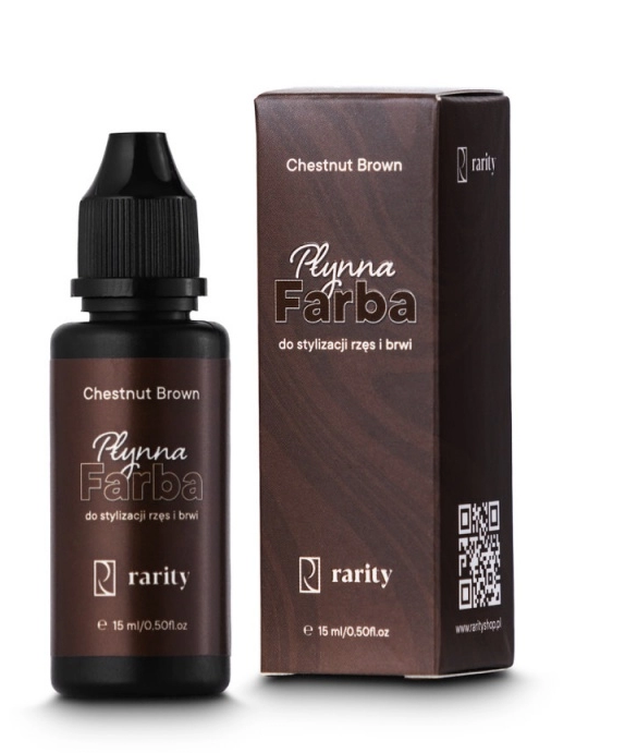 Płynna Farba do stylizacji rzęs i brwi 15ml RARITY