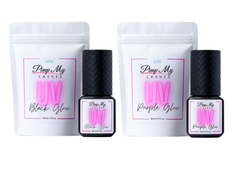 Klej do przedłużania rzęs UV Black /Purple Glue 5 ml Pimp My Lashes