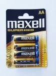 Bateria alkaliczna MAXELL SUPER ALKALINE 1,5V AA LR6 4szt.