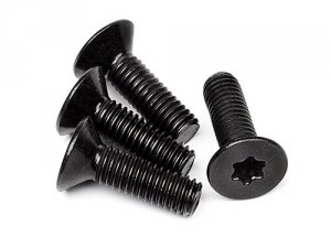 FLAT HEAD TORX SCREW M6X20MM (4PCS)