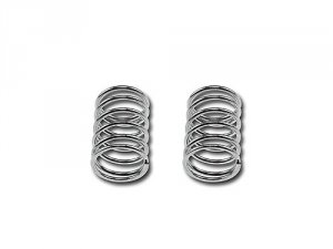 RACING SHOCK SPRING 14X25X1.5MM 6.5 COILS (SILVER/2PCS)