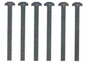 Button Head Hes Screw  M3x34 6szt - 10478