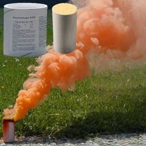 Świeca dymna duża AX-60 pomarańczowa - 5szt
