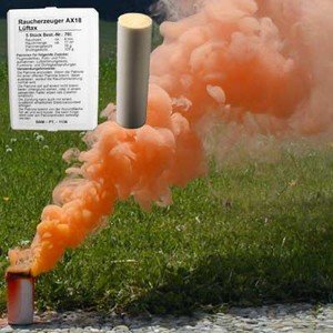 Świeca dymna AX-18 pomarańczowa - 5szt