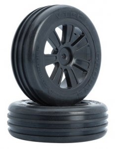 Koła VTEC GROOVE 2WD PRE-GLUED TYRE FRONT Buggy 1:10 2 szt.