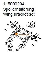 Wing bracket set - Ansmann Virus