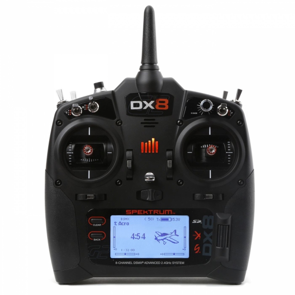 Spektrum DX8 G2 DSMX Mode 1-4 Sam nadajnik