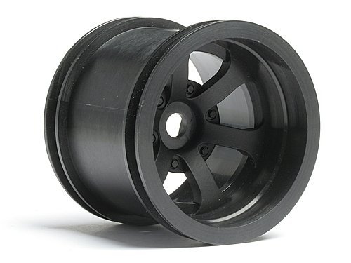 SCORCH 6-SPOKE WHEEL BLACK _2.2in/55_50__/2pcs_