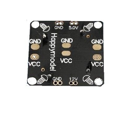 Płytka zasilająca ESC HUB + 2xBEC 12V i 5V z ekranem - do CC3D, NAZE32 itp