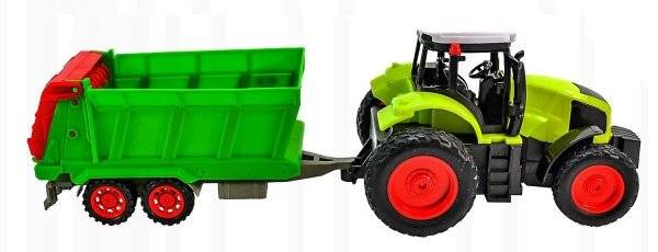 TRAKTOR ZDALNIE STEROWANY RC Z PRZYCZEPĄ