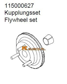 Flywheel set - Ansmann Virus