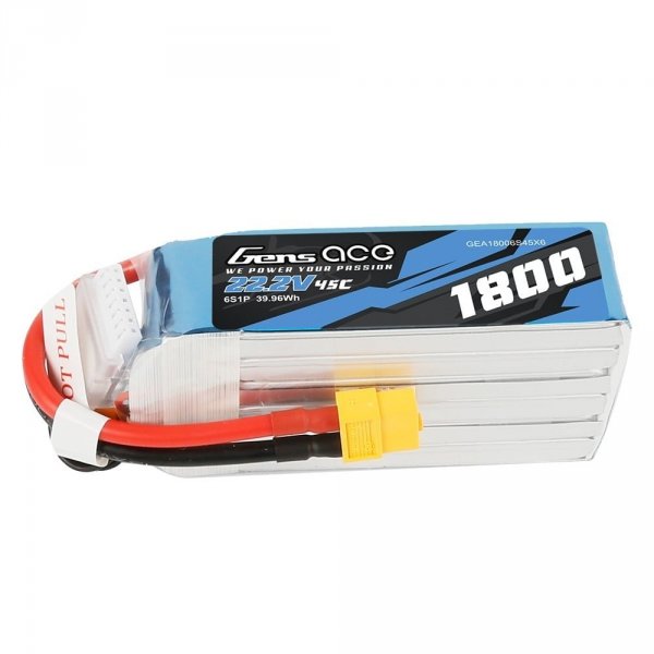 Akumulator Gens ace 1800mAh 22.2V 45C 6S1P Lipo Battery Pack