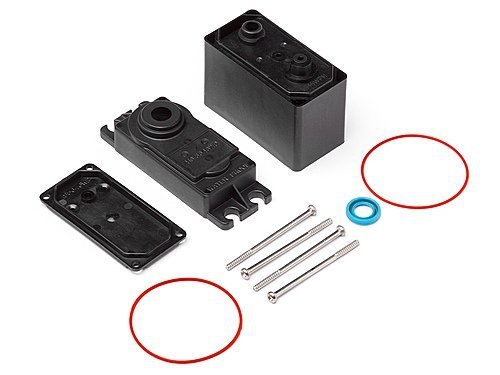 HPI SF-50WP SERVO CASE SET