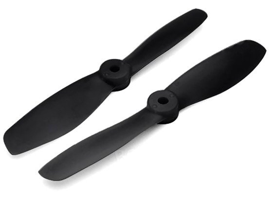Śmigła Gemfan PC 2 Blade Bullnose (4MM) 3x2.5 czarne (2xCW + 2xCCW)