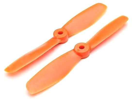 Śmigła Gemfan PC 2 Blade Unbreakable 5x4.6 pomarańczowe (2xCW + 2xCCW)