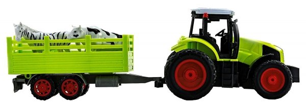 TRAKTOR ZDALNIE STEROWANY RC Z PRZYCZEPĄ