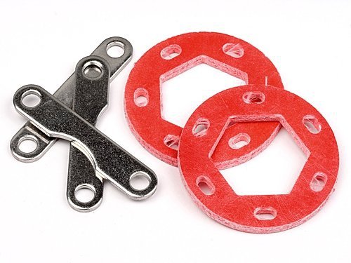 DUAL FIBERGLASS BRAKE DISK 19X35X2.5MM/ PLATE SET