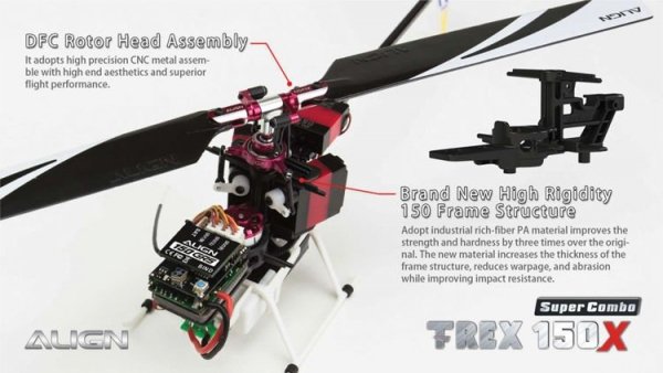 Helikopter RC ALIGN T-REX 150X Super Combo