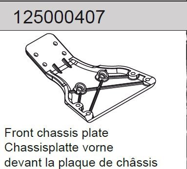 Front Chassis Plate 2WD 