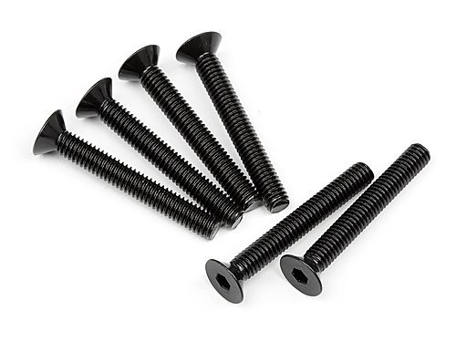 FLAT HEAD SCREW M4X30MM (HEX SOCKET/10PCS)