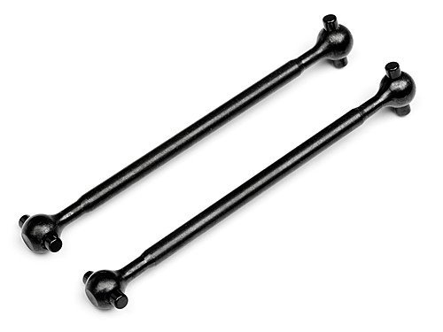 REAR DRIVE SHAFT 6x60.5mm (BLACK/2pcs)