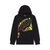 FOX BLUZA Z KAPTUREM JUNIOR ELEVATED FLEECE BLACK