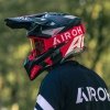 GOGLE AIROH BLAST XR1 RED MATT SZYBA BLUE MIRRORED