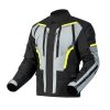 OZONE KURTKA TEKSTYLNA TOUR III BLACK/GREY/FLUO YE