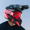 GOGLE AIROH BLAST XR1 RED MATT SZYBA BLUE MIRRORED