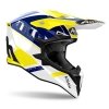 AIROH KASK OFF-ROAD WRAAAP FEEL YELLOW/BLUE GLOSS