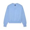 FOX BLUZA LADY WORDMARK OVERSIZED FLEECE CRE BLUE