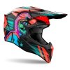AIROH KASK OFF-ROAD WRAAAP CYBER ORANGE GLOSS