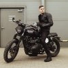 REBELHORN SPODNIE JEANS RAGE II TAPERED FIT  BLACK