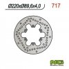 NG717 TARCZA HAMULCOWA MALAGUTI 125/150/180/200/250/400 (220x89,6x4)