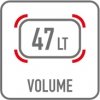 GIVI KUFER CENTRALNY V47 MONOKEY (47LT) (ALUMINIUM