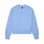 FOX BLUZA LADY WORDMARK OVERSIZED FLEECE CRE BLUE