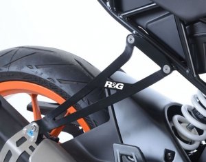 Mocowanie Wydechu RG Racing Ktm Rc125 (17-) / Rc390 (17-) Black