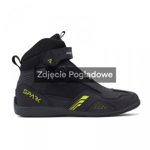 Buty motocyklowe Rebelhorn Spark 3 Black Fluo Yellow