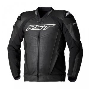 Kurtka Motocyklowa Skórzana Rst Tractech Evo 5 Black Black Black