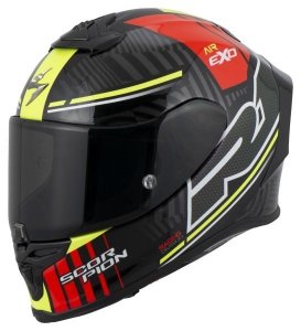 SCORPION KASK INTEGRALNY EXO-R1 VICTORY BK-SIL-RED